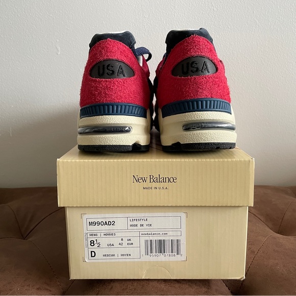 New Balance 990v2 MiUSA 990AD2 Size 8.5 - Picture 3 of 6